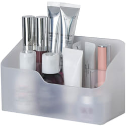 UNIKON Eunion Makeup Organizer  Clear Small Countertop Makeup Caddy Storage Organization Bins Cosmetics Holder for Cabinet