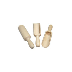 Large Wooden Scoop Set of 3 Rustic Bathsalt Scoop Multipurpose Wooden Spoon Wood Salt and Spice Scoops Stylish Wooden Candy Spoon Washing Powder