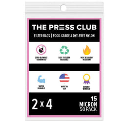 220 Micron | Premium Nylon Tea Filter Bags | 2"""" x 4"""" | 50 Pack