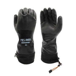 SHOWA 282-02 Waterproof Breathable Insulated Winter Snow Sports Glove with Extended Cuff  XX-Large (1 Pair)  Black