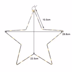 2 Pack LED Star Light, CMYK Battery Operated LED Copper Wire Lights