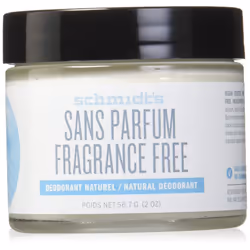 Schmidts Natural Deodorant, Fragrance-Free, 2 Ounce