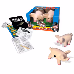 Winning Moves Games Pass The Pigs Big Pigs, Adult & Child, Any gender, 7 yr(s), 2 oversized foam pig dice, 1 oversized score  ...