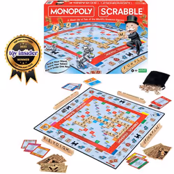 Winning Moves Games Monopoly® Scrabble®, Board game, Economic simulation, 8 yr(s)