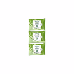 Simple Exfoliating Facial Wipes 25 Count (Pack of 3)