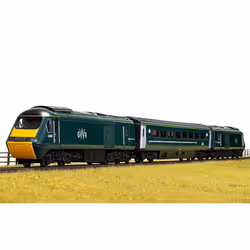 Hornby Train Set R1230M GWR Plastic High Speed Analogue OO Gauge Locomotives Model Railway Train Sets, Starter Electric Model Train Kits Steam