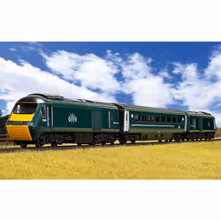Hornby Train Set R1230M GWR Plastic High Speed Analogue OO Gauge Locomotives Model Railway Train Sets, Starter Electric Model Train Kits Steam
