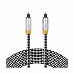 CableCreation CF0010, TOSLINK, Male, TOSLINK, Male, 3.66 m, Black, White