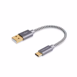 Short USB A to USB C Cable 0.15m, CableCreation USB A to C Short Cable 480Mbps Data 3A Fast Charging Cable for Power Bank, An ...