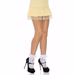 Leg Avenue 3030_00222 pantyhose/stockings White