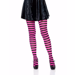 Leg Avenue 7100_04322, One Size, Black/Neon Pink, 1 pc(s)