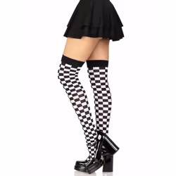 Leg Avenue 6281_00722 pantyhose/stockings Black, White