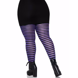 Leg Avenue 7100Q_03907 pantyhose/stockings Black, Purple