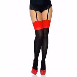 Leg Avenue 9705_01122, Black, Red, One Size, 1 pc(s)