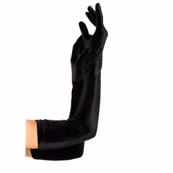 Leg Avenue 2052_00122, Fancy dress gloves, Black, 1 pc(s)
