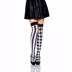 Leg Avenue 6120_00722, Black, White, One Size, 1 pc(s)