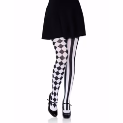 Leg Avenue 7720_00722, Black, White, One Size, 1 pc(s)