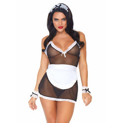 Leg Avenue 87036_00722 lingerie set/bodysuit Black, White