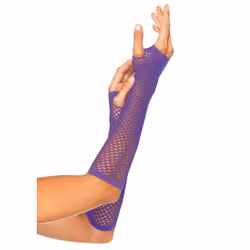 Leg Avenue 2024_03222, Fancy dress gloves, Neon Purple, 1 pc(s)
