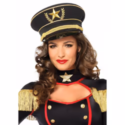 Leg Avenue 2708_00122, Fancy dress hat, Black, 1 pc(s)