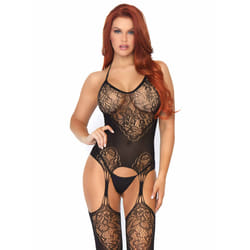 Leg Avenue 89175_00122 lingerie set/bodysuit Black