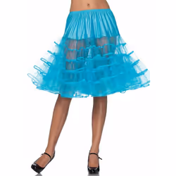 Leg Avenue 83043_05522, Fancy dress skirt, Turquoise, 1 pc(s)