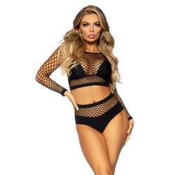 Leg Avenue 81566_00122 lingerie set/bodysuit Black