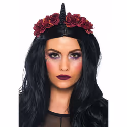 Leg Avenue A2847_04822, Fancy dress headband, Black, Burgundy, 1 pc(s)