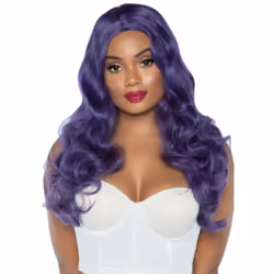Leg Avenue A2832_05322, Fancy dress wig, Purple, 1 pc(s)