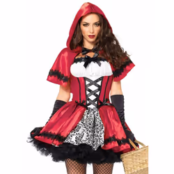 Leg Avenue 85230_09604, Red, White, XL, 1 pc(s)