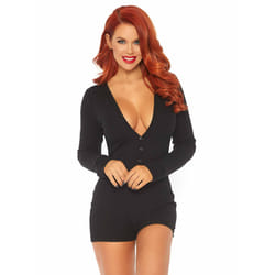 Leg Avenue 86649_00106 lingerie set/bodysuit Black