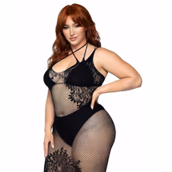 Leg Avenue 86064X_00108 lingerie set/bodysuit Black
