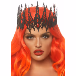 Leg Avenue A2870_00122, Fancy dress crown, Black, 1 pc(s)