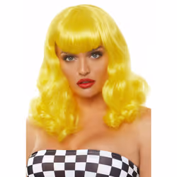 Leg Avenue A2860_17622, Fancy dress wig, Yellow, 1 pc(s)
