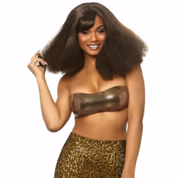 Leg Avenue A2731_07722, Fancy dress wig, Brown, 1 pc(s)