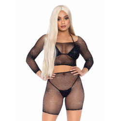 Leg Avenue 81608_00122 lingerie set/bodysuit Black