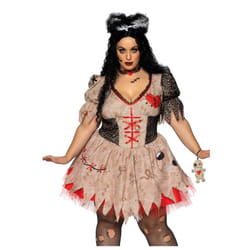 Large size voodoo doll costume for women