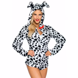 Leg Avenue 86951_00701, Black, White, S, 1 pc(s)