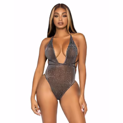 Leg Avenue 89270_06522 lingerie set/bodysuit Black, Silver - Additional view 2