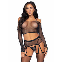 Leg Avenue 81618_00122 lingerie set/bodysuit Black
