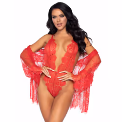Leg Avenue 86112_00302 lingerie set/bodysuit Red - Additional view 4