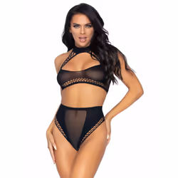Leg Avenue 81632_00122 lingerie set/bodysuit Black