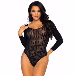 Leg Avenue 89282_00122 lingerie set/bodysuit Black