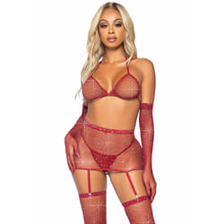 Leg Avenue 81617_03622 lingerie set/bodysuit Burgundy
