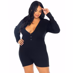 Leg Avenue 86649X_00108 lingerie set/bodysuit Black