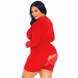 Leg Avenue 86649X_00309 lingerie set/bodysuit Red