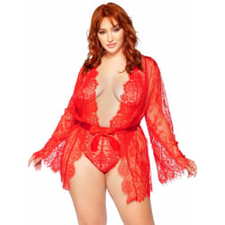 Leg Avenue 86112X_00308 lingerie set/bodysuit Red