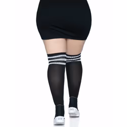 Leg Avenue 5627X_00708 pantyhose/stockings Black, White