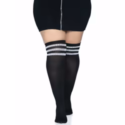 Leg Avenue 5627X_00708 pantyhose/stockings Black, White