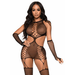 Leg Avenue 89303_00122 lingerie set/bodysuit Black